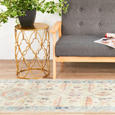 Network Rugs Bone Traditional Power Loomed Runner