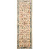 Network Rugs Bone Traditional Power Loomed Runner