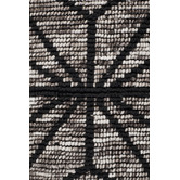 Network Rugs Hoffman Charcoal &amp; Grey Hand Loomed Polyester Rug