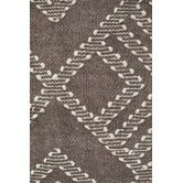 Network Rugs Thomas Grey &amp; Natural White Hand Loomed Pure Wool Rug