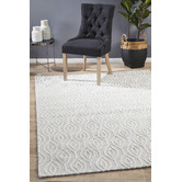 Network Rugs Garrett Jacquard Wool &amp; Viscose Modern Rug