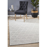 Network Rugs Mullins Jacquard Wool &amp; Viscose Modern Rug