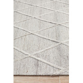 Network Rugs Mullins Jacquard Wool &amp; Viscose Modern Rug