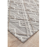 Network Rugs Tricia Jacquard Wool & Viscose Modern Rug | Temple & Webster