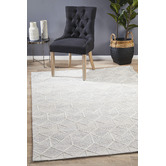 Network Rugs Reid Jacquard Wool &amp; Viscose Modern Rug