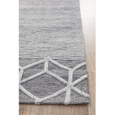 Network Rugs Lewis Jacquard Wool &amp; Viscose Modern Rug