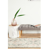 Network Rugs Grey &amp; Dusty Pink Bohemian Runner