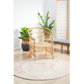 Network Rugs Rose Power-Loomed Bohemian Round Rug