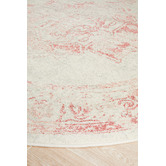 Network Rugs Rose Power-Loomed Bohemian Round Rug