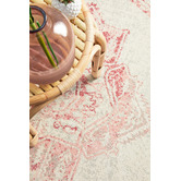 Network Rugs Rose Power-Loomed Bohemian Round Rug
