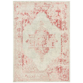 Network Rugs Rose Vintage-Style Power-Loomed Bohemian Rug