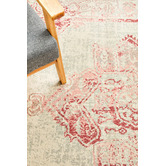 Network Rugs Rose Vintage-Style Power-Loomed Bohemian Rug