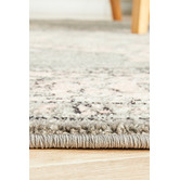 Network Rugs Grey Power-Loomed Bohemian Round Rug