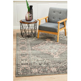 Network Rugs Grey Power-Loomed Bohemian Rug