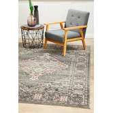 Network Rugs Grey Power-Loomed Bohemian Rug