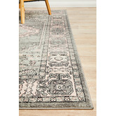 Network Rugs Grey Power-Loomed Bohemian Rug
