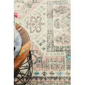 Network Rugs Silver Power-Loomed Bohemian Rug