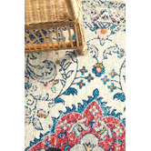 Network Rugs Pastel Power-Loomed Bohemian Round Rug