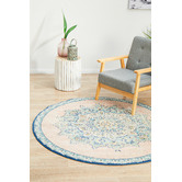Network Rugs Flamingo Power-Loomed Bohemian Round Rug