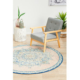 Network Rugs Flamingo Power-Loomed Bohemian Round Rug