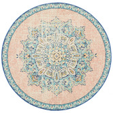 Network Rugs Flamingo Power-Loomed Bohemian Round Rug