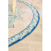 Network Rugs Flamingo Power-Loomed Bohemian Round Rug