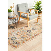 Network Rugs Rust Power-Loomed Transitional  Runner