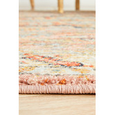 Network Rugs Salmon Power-Loomed Transitional  Round Rug