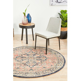 Network Rugs Brick Power-Loomed Transitional  Round Rug