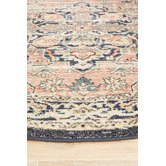 Network Rugs Brick Power-Loomed Transitional  Round Rug