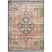 Network Rugs Brick Power-Loomed Transitional  Rug