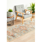 Network Rugs Multi-Coloured Power-Loomed Transitional Runner