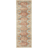 Network Rugs Multi-Coloured Power-Loomed Transitional Runner