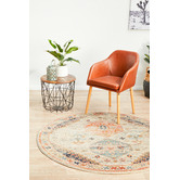 Network Rugs Autumn Power-Loomed Transitional Round Rug