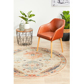Network Rugs Autumn Power-Loomed Transitional Round Rug