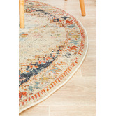 Network Rugs Autumn Power-Loomed Transitional Round Rug