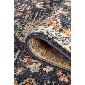 Network Rugs Navy Power-Loomed Transitional Runner