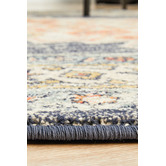 Network Rugs Ecru Power-Loomed Transitional Round Rug