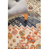 Network Rugs Ecru Power-Loomed Transitional Round Rug