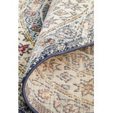 Network Rugs Ecru Power-Loomed Transitional Round Rug