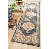 Network Rugs Ecru Power-Loomed Transitional Runner