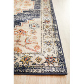 Network Rugs Ecru Power-Loomed Transitional Runner