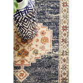 Network Rugs Ecru Power-Loomed Transitional Runner