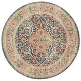 Network Rugs Midnight Power-Loomed Transitional Round Rug