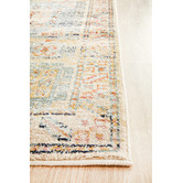 Network Rugs Sky Blue &amp; Beige Power-Loomed Transitional Runner