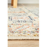 Network Rugs Sky Blue &amp; Beige Power-Loomed Transitional Runner
