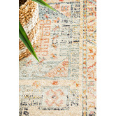 Network Rugs Sky Blue &amp; Beige Power-Loomed Transitional Runner