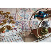 Network Rugs Anzali Colourful Power Loomed Modern Round Rug