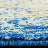 Network Rugs Royal Blue &amp; Yellow Radiance Round Rug