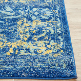 Network Rugs Royal Blue &amp; Yellow Radiance Rug